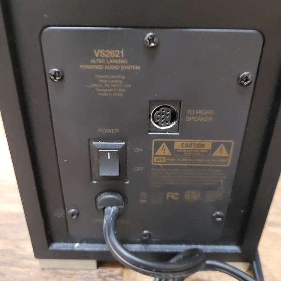 Altec Lansing VS2621 Subwoofer System Tested - Picture 6 of 6